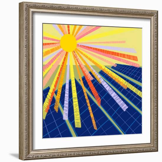 Solar Energy-Kerstin Stock-Framed Art Print