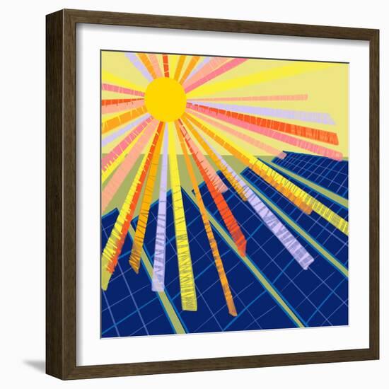 Solar Energy-Kerstin Stock-Framed Art Print