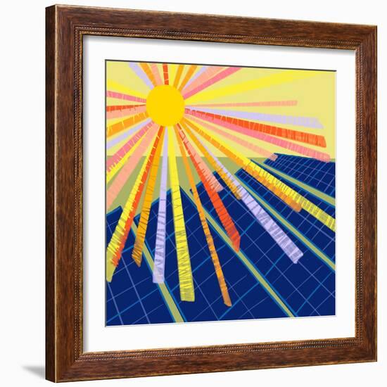 Solar Energy-Kerstin Stock-Framed Art Print