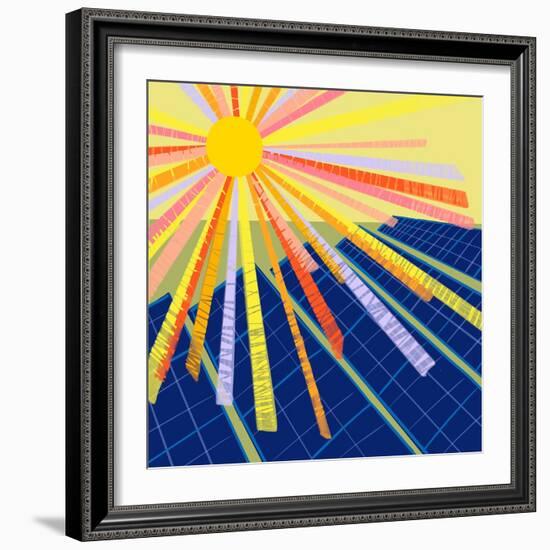 Solar Energy-Kerstin Stock-Framed Art Print