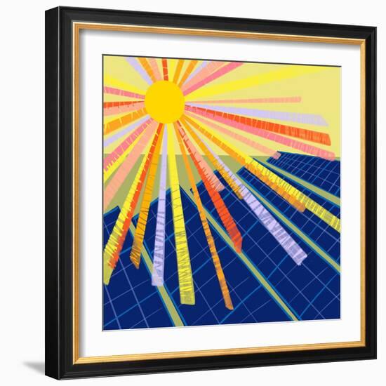 Solar Energy-Kerstin Stock-Framed Art Print