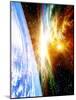 Solar Flare Threatening Earth-Victor Habbick-Mounted Photographic Print
