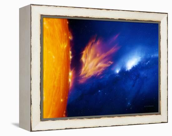 Solar Flare-Detlev Van Ravenswaay-Framed Premier Image Canvas