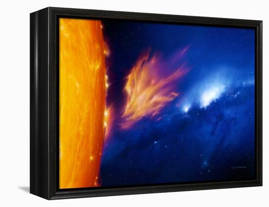 Solar Flare-Detlev Van Ravenswaay-Framed Premier Image Canvas