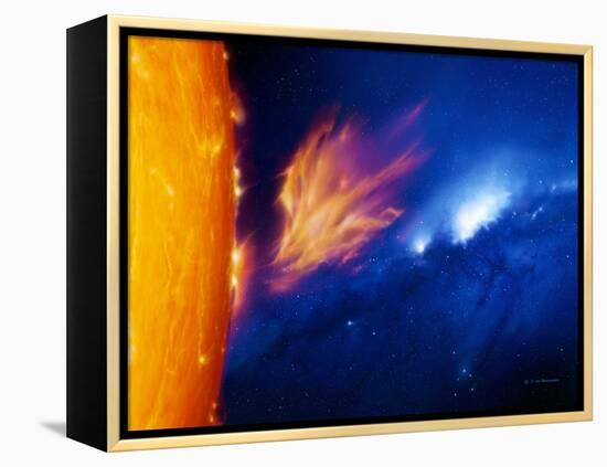 Solar Flare-Detlev Van Ravenswaay-Framed Premier Image Canvas