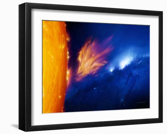 Solar Flare-Detlev Van Ravenswaay-Framed Photographic Print