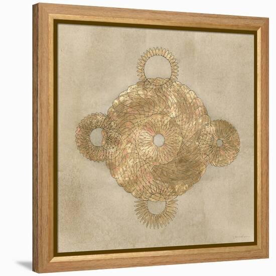 Solar Medallion II-Vanna Lam-Framed Stretched Canvas