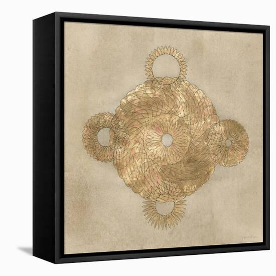 Solar Medallion II-Vanna Lam-Framed Stretched Canvas