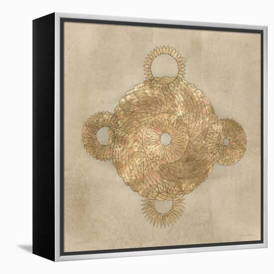 Solar Medallion II-Vanna Lam-Framed Stretched Canvas