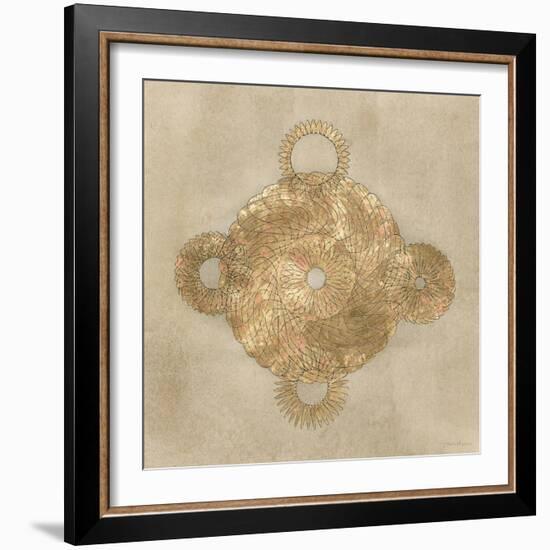 Solar Medallion II-Vanna Lam-Framed Art Print