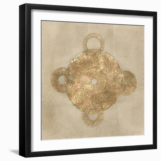 Solar Medallion II-Vanna Lam-Framed Art Print