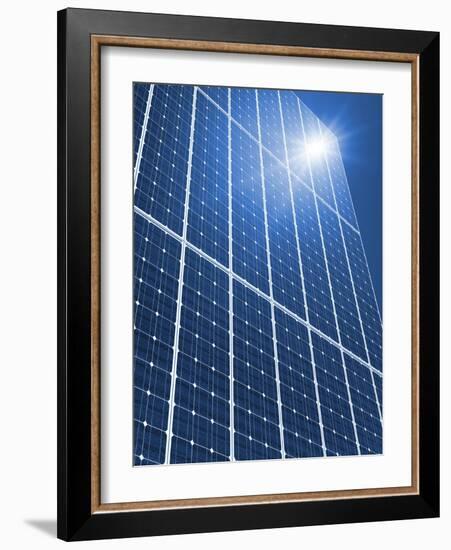 Solar Panels In the Sun-Detlev Van Ravenswaay-Framed Photographic Print