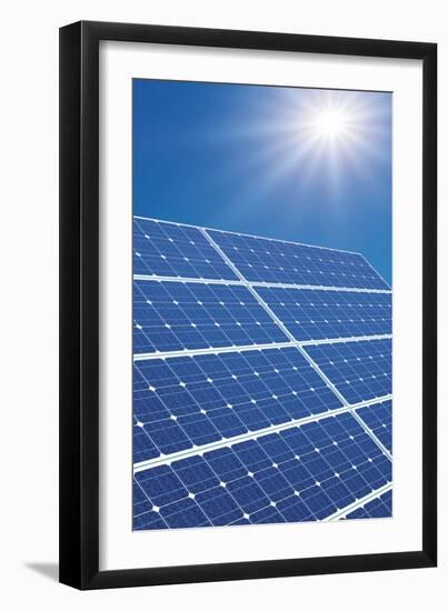 Solar Panels In the Sun-Detlev Van Ravenswaay-Framed Photographic Print