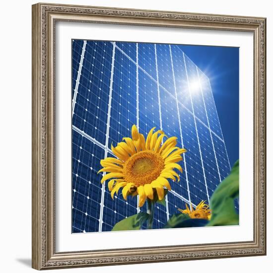 Solar Power, Conceptual Artwork-Detlev Van Ravenswaay-Framed Premium Photographic Print