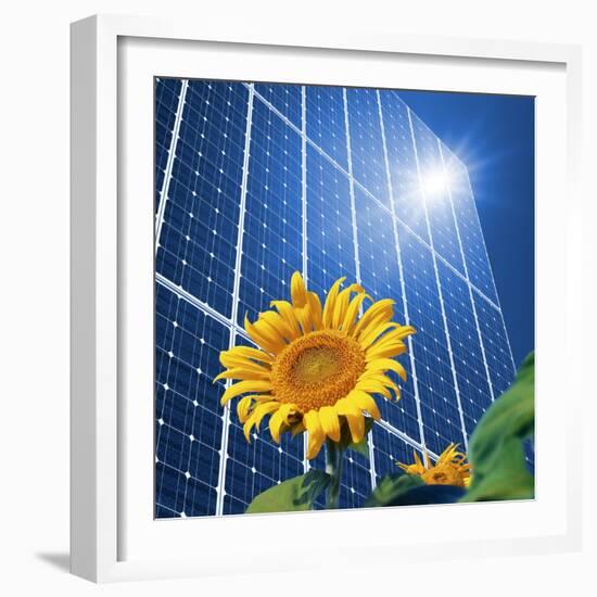 Solar Power, Conceptual Artwork-Detlev Van Ravenswaay-Framed Premium Photographic Print