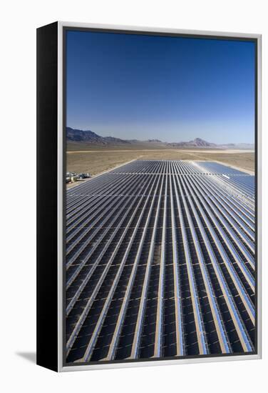 Solar Power Plant, Nevada, USA-David Nunuk-Framed Premier Image Canvas