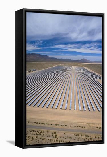 Solar Power Plant, Nevada, USA-David Nunuk-Framed Premier Image Canvas