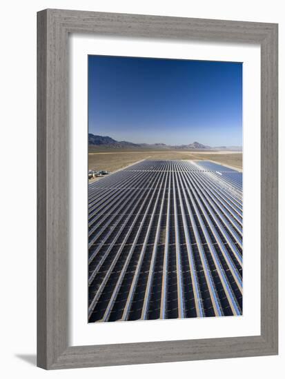 Solar Power Plant, Nevada, USA-David Nunuk-Framed Photographic Print