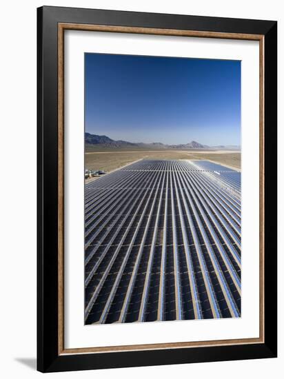 Solar Power Plant, Nevada, USA-David Nunuk-Framed Photographic Print