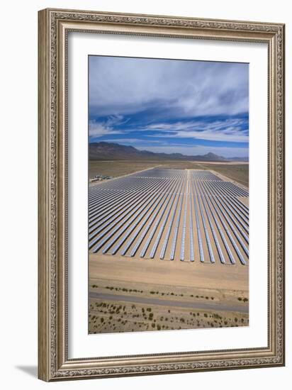 Solar Power Plant, Nevada, USA-David Nunuk-Framed Photographic Print