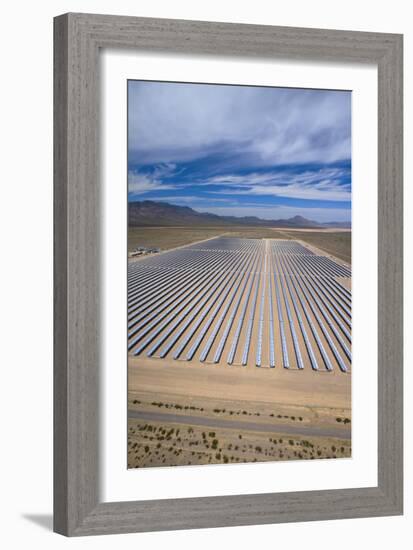 Solar Power Plant, Nevada, USA-David Nunuk-Framed Photographic Print