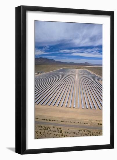 Solar Power Plant, Nevada, USA-David Nunuk-Framed Photographic Print