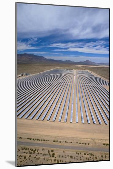 Solar Power Plant, Nevada, USA-David Nunuk-Mounted Photographic Print