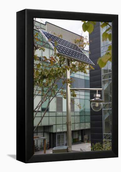 Solar-powered Street Light In Daejeon-Mark Williamson-Framed Premier Image Canvas