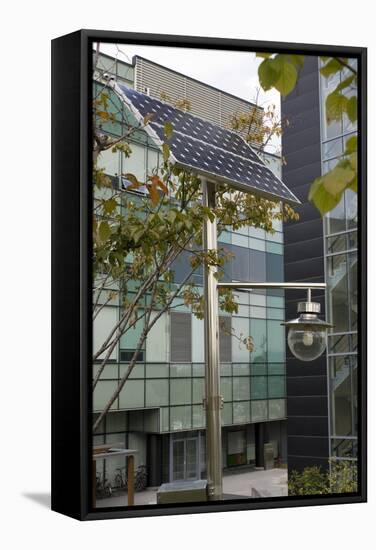 Solar-powered Street Light In Daejeon-Mark Williamson-Framed Premier Image Canvas