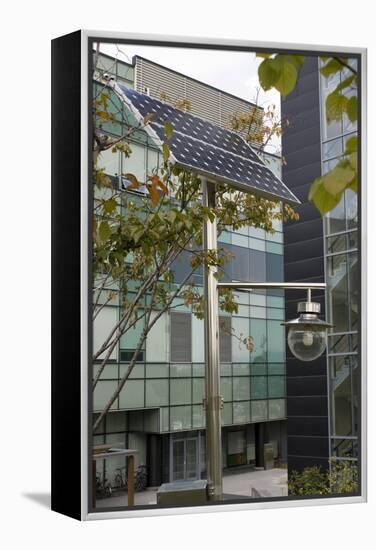 Solar-powered Street Light In Daejeon-Mark Williamson-Framed Premier Image Canvas