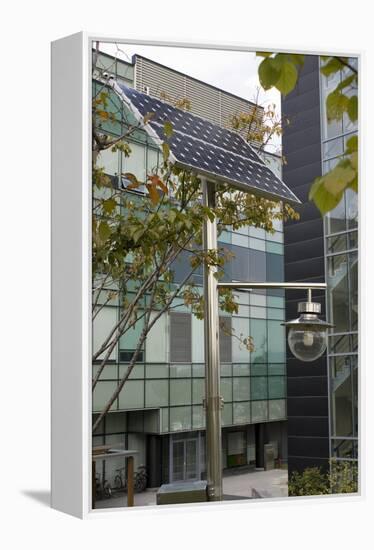 Solar-powered Street Light In Daejeon-Mark Williamson-Framed Premier Image Canvas