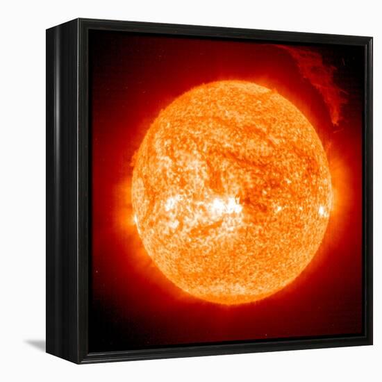 Solar Prominence, SOHO Image-null-Framed Premier Image Canvas