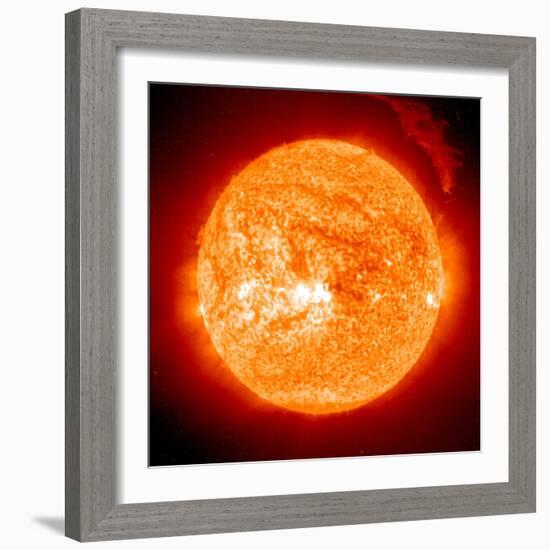 Solar Prominence, SOHO Image-null-Framed Premium Photographic Print