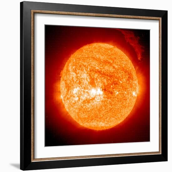 Solar Prominence, SOHO Image-null-Framed Premium Photographic Print