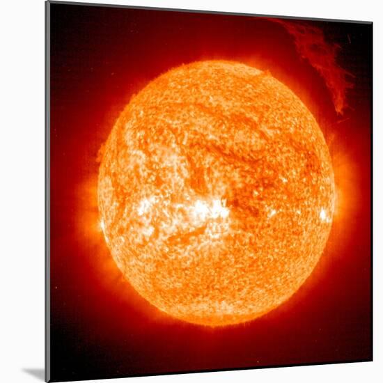 Solar Prominence, SOHO Image-null-Mounted Premium Photographic Print