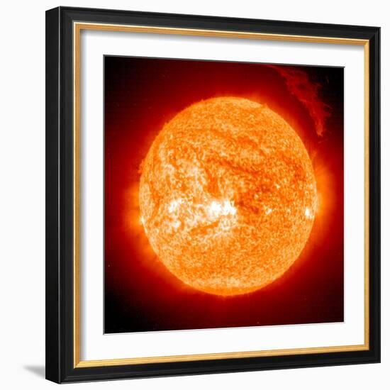 Solar Prominence, SOHO Image-null-Framed Premium Photographic Print