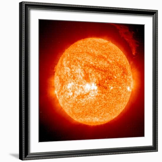 Solar Prominence, SOHO Image--Framed Photographic Print