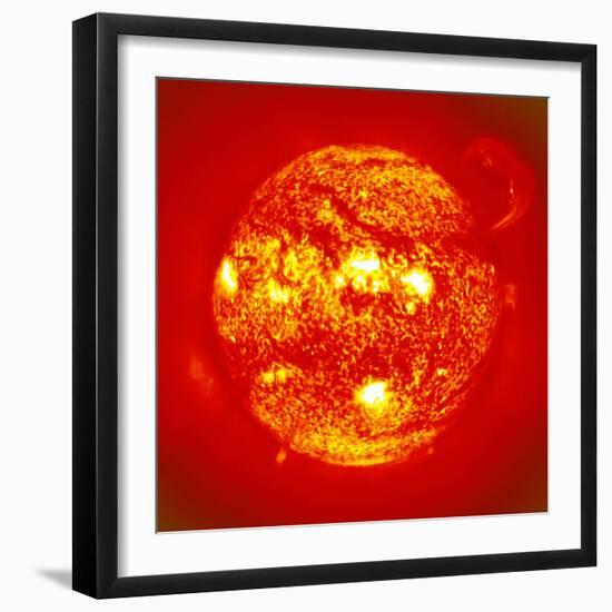 Solar Prominence-null-Framed Premium Photographic Print