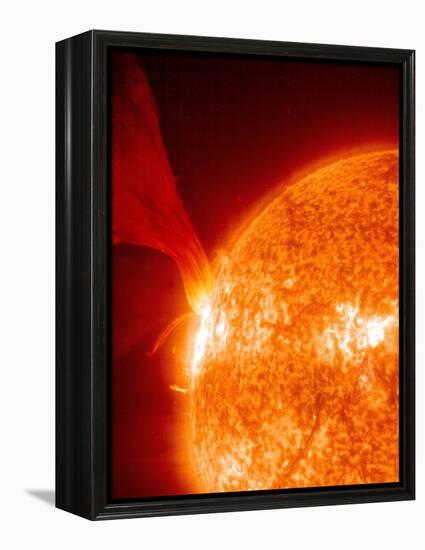 Solar Prominence-SOHO-Framed Premier Image Canvas