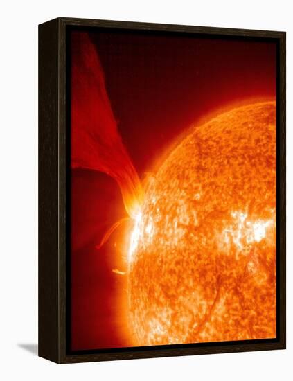 Solar Prominence-SOHO-Framed Premier Image Canvas