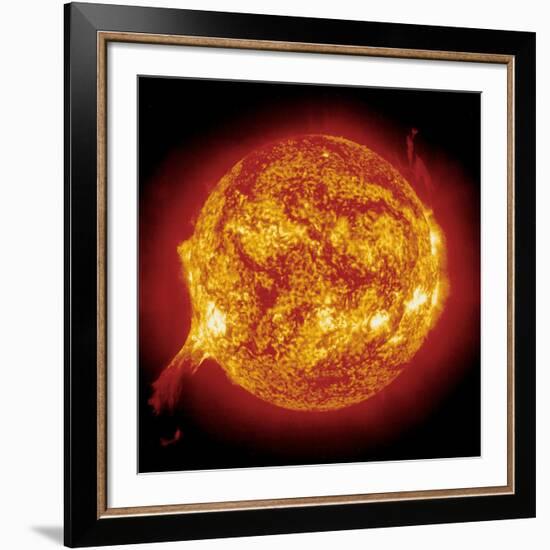 Solar Prominence-null-Framed Photographic Print