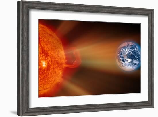 Solar Storm, Artwork-Victor De Schwanberg-Framed Photographic Print