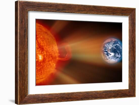Solar Storm, Artwork-Victor De Schwanberg-Framed Photographic Print