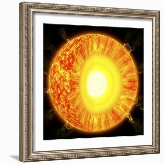 Solar Structure, Artwork-null-Framed Photographic Print