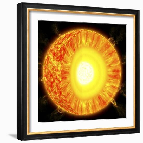 Solar Structure, Artwork-null-Framed Photographic Print