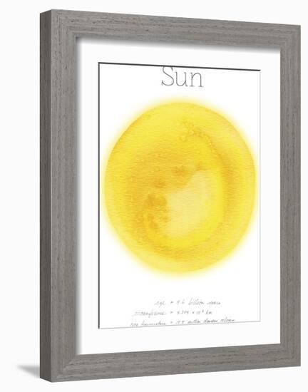 Solar Sun-Belle Poesia-Framed Giclee Print