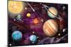 Solar System 2-Garry Walton-Mounted Art Print