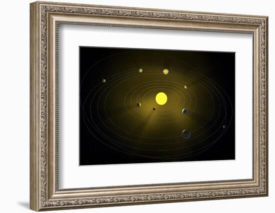 Solar System, Artwork-null-Framed Photographic Print