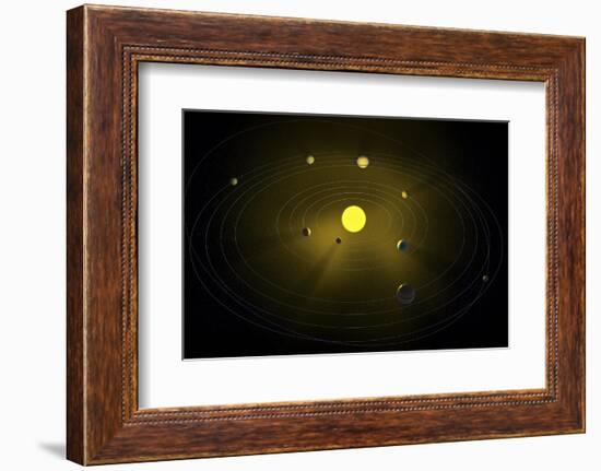 Solar System, Artwork-null-Framed Photographic Print