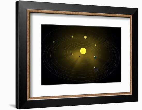 Solar System, Artwork-null-Framed Photographic Print